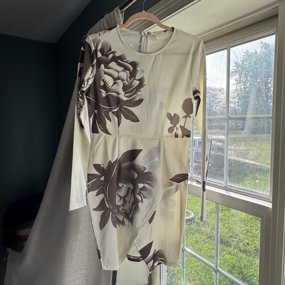 Floral Long Sleeve Dress